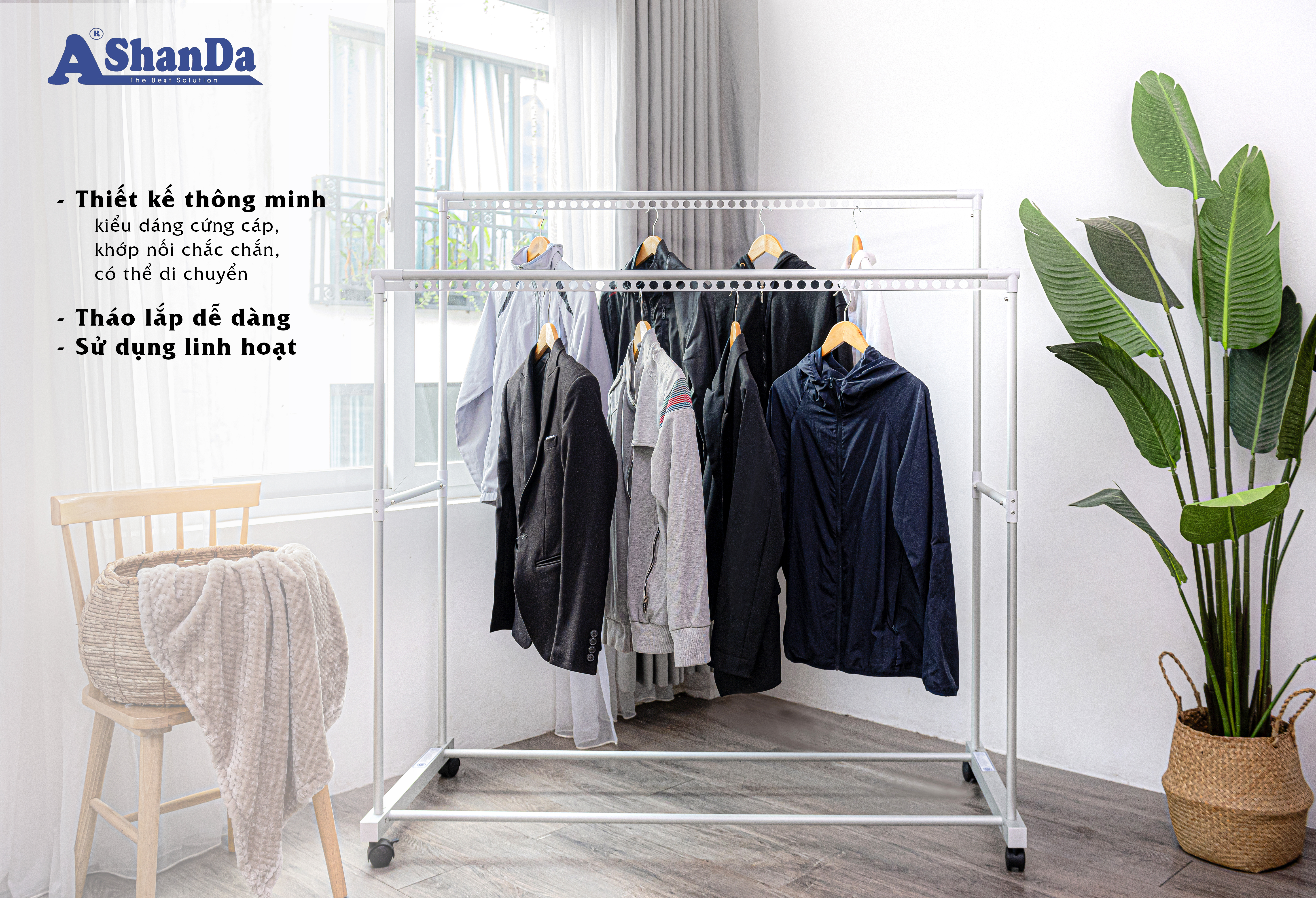 Gi&agrave;n phơi di động